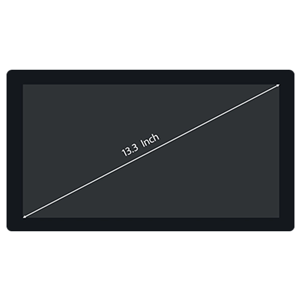 13,3-inch open frame touchscreen-monitor